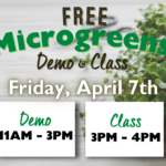 Microgreens Demo & Class